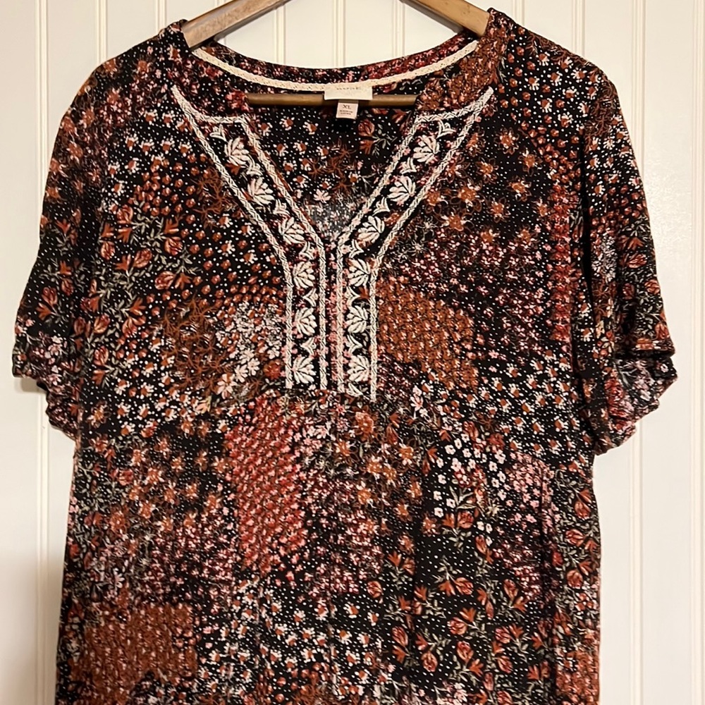 Knox Rose Floral Boho Dress Size XL